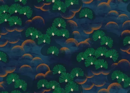 Tissu d'ameublement Lily Pond par Nobilis Paris